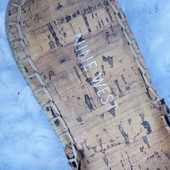 Nine West size 6m Cheetah Print slide on sandals - Picture 2 of 8